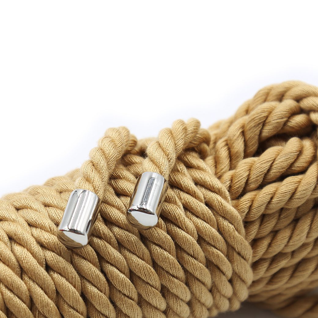 10 meters of exquisite soft hemp rope for sex toys, with a metal head - Image 2